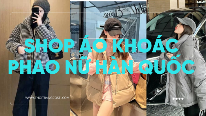 shop áo khoác phao nữ COSTI